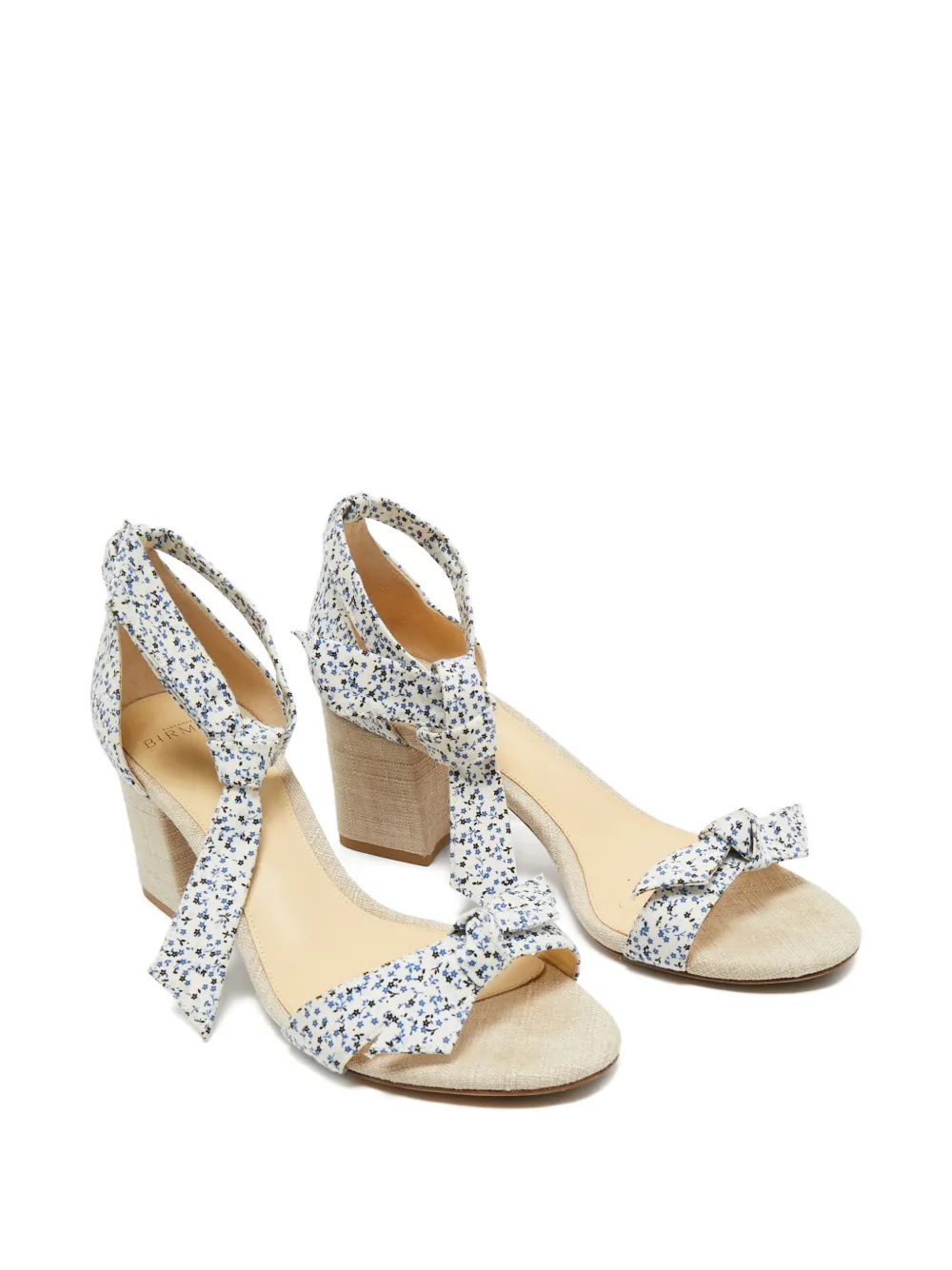 Alexandre Birman Lolita floral-print sandals - Wit