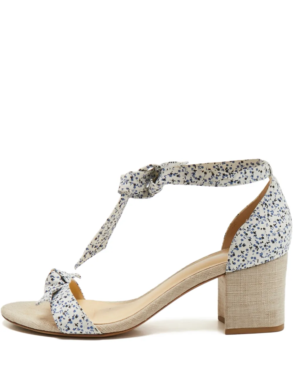 Alexandre Birman Lolita floral-print sandals - Weiß