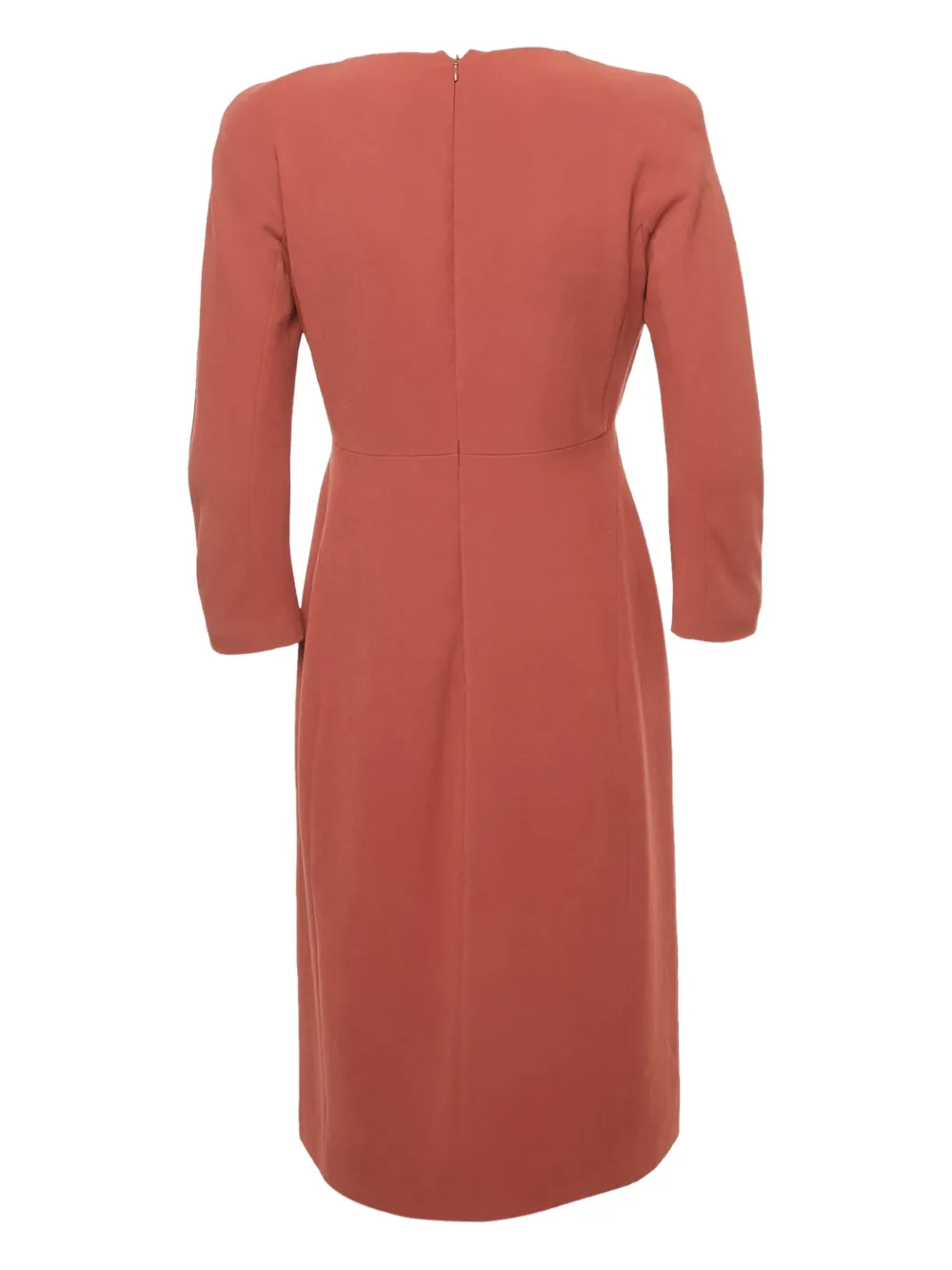 Bottega Veneta Pre-Owned Midi-jurk van cr&ecirc;pe - Roze