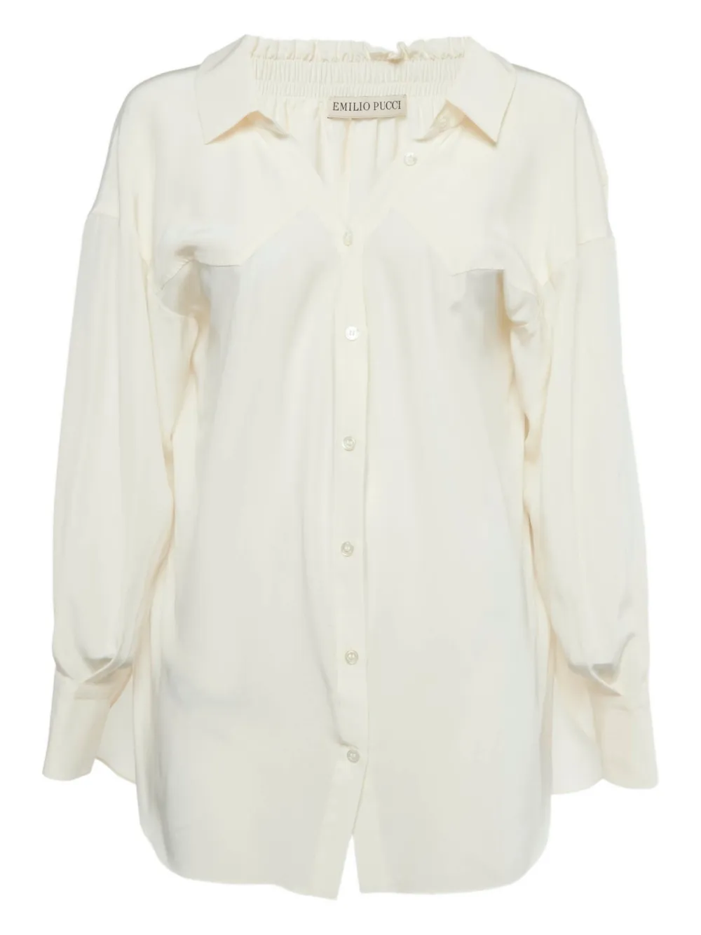 PUCCI Pre-Owned silk shirt - Bianco