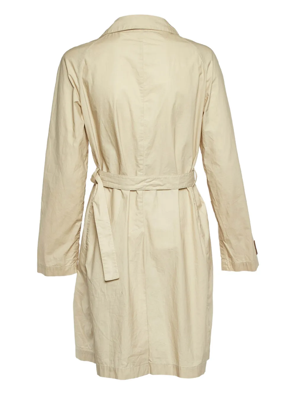 Prada Pre-Owned double-breasted belted trench coat - Beige