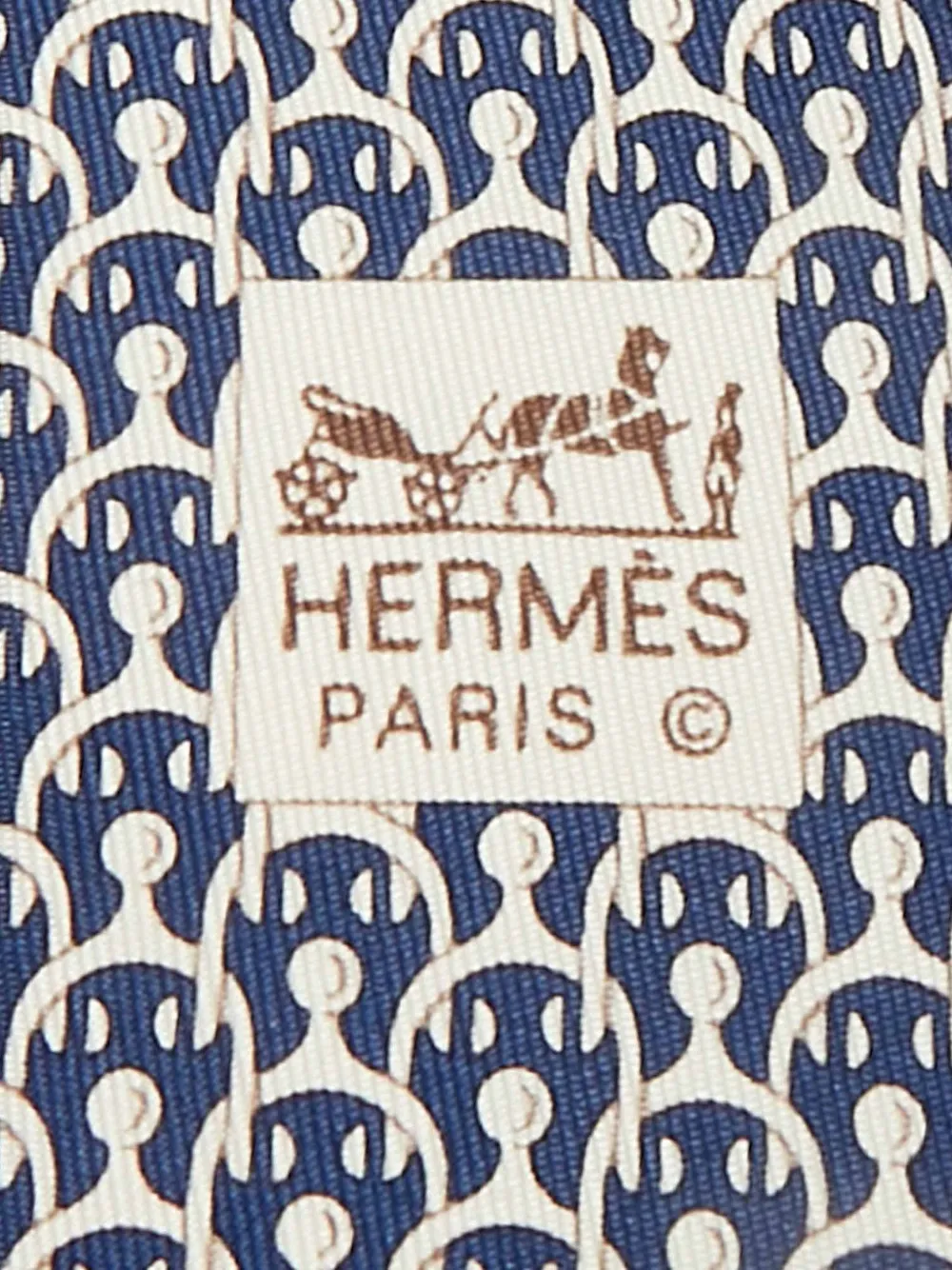 Hermès Pre-Owned silk printed tie | Image 2