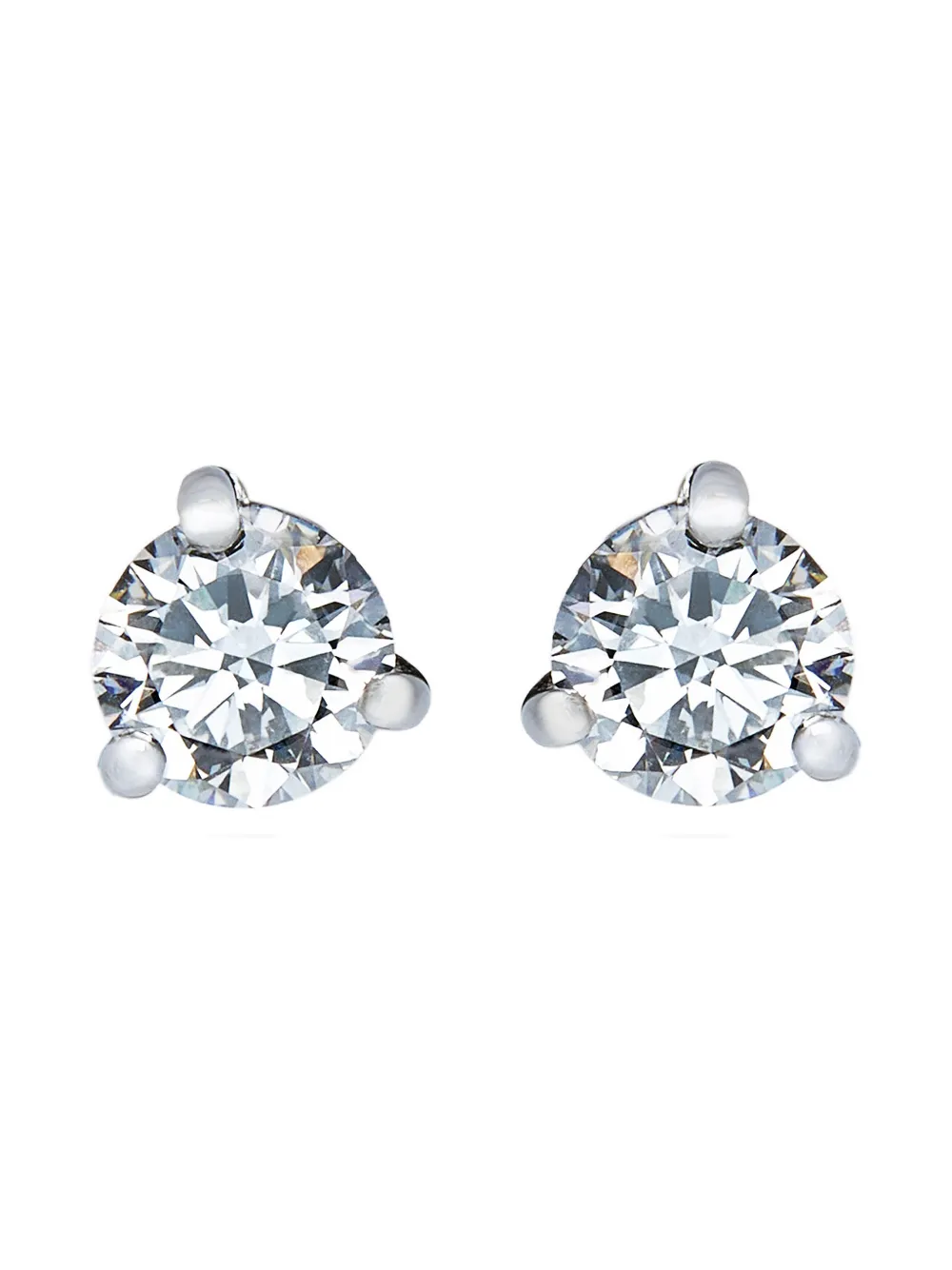 The Row Pre-Owned Lab Grown Diamonds solitaire stud earrings | plateado | Image 1