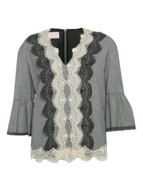 Giamba lace detailing blouse