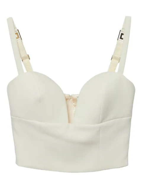 Elisabetta Franchi sweetheart-neck crop top