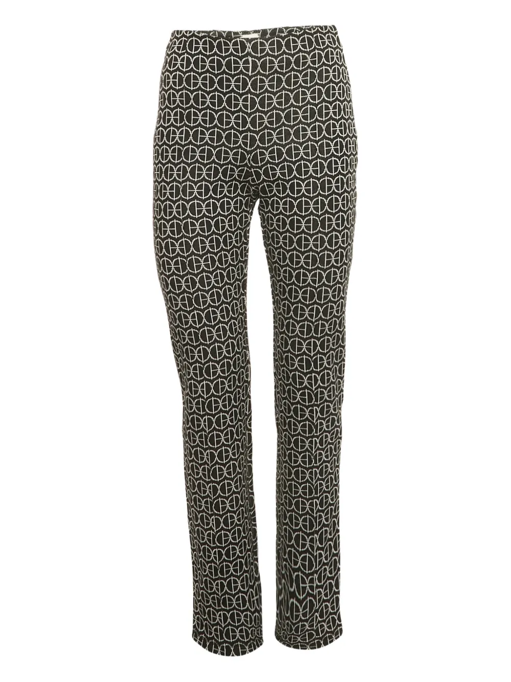 Hermès Pre-Owned Jacquard logo trousers - Nero