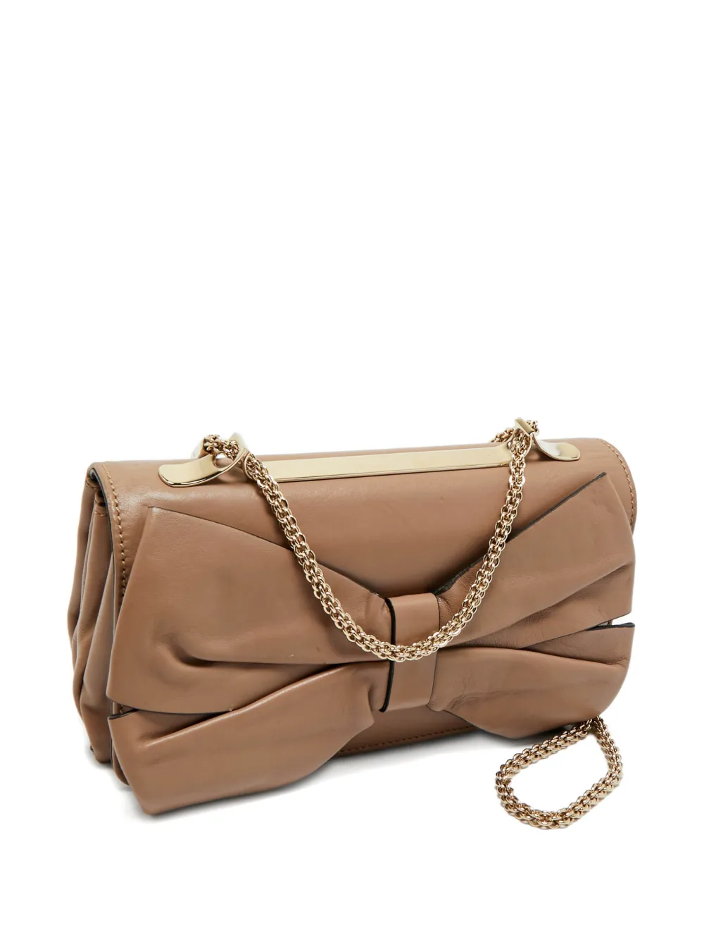 Valentino Garavani Pre-Owned Borsa a spalla Bow - Toni neutri