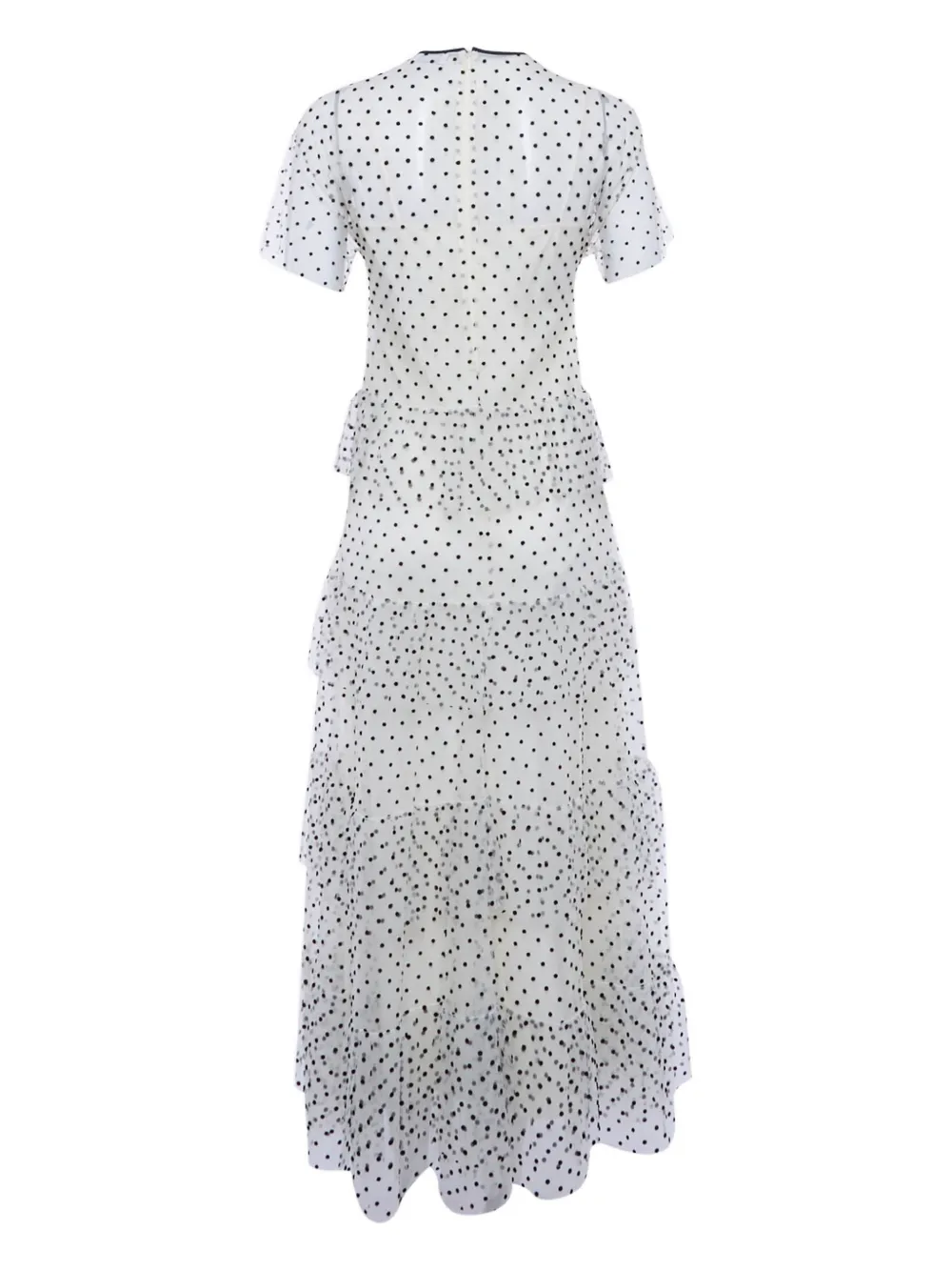 Red Valentino Vintage polka dot dress - Wit