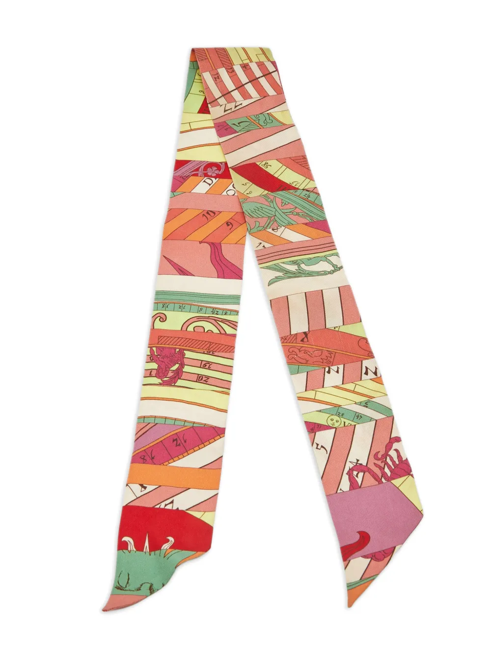 Hermès Pre-Owned Foulard Astrologie Nouvelle Twilly - Toni neutri