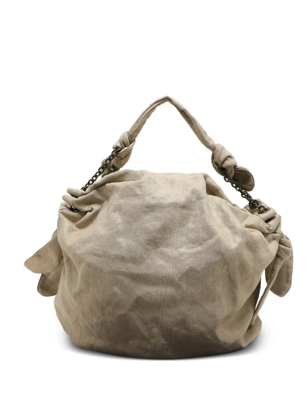Stella McCartney Pre-Owned Bow jute hobo - Toni neutri