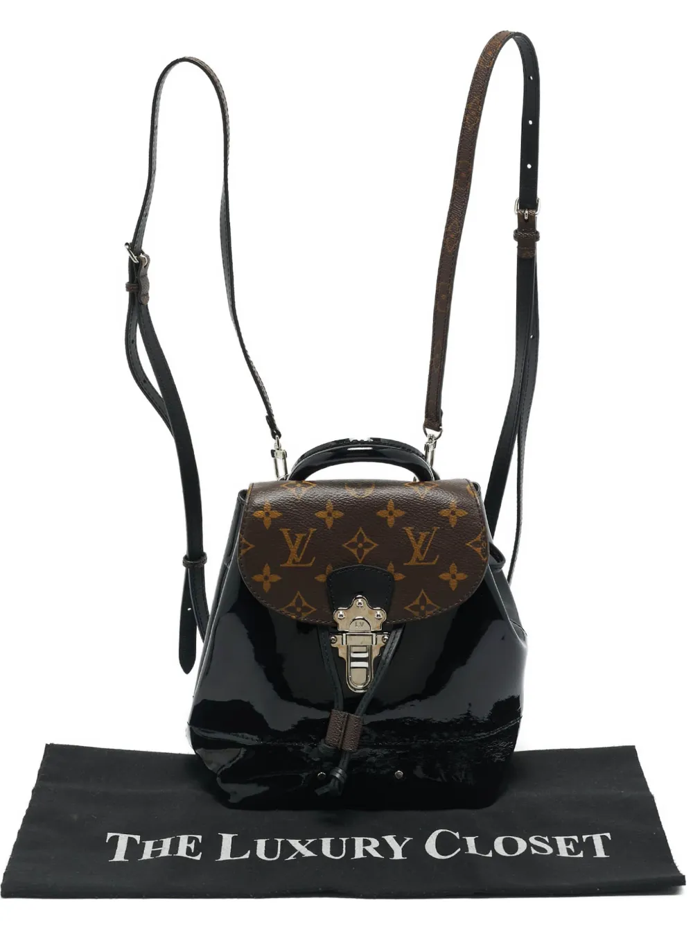 Louis Vuitton Pre-Owned Hot Springs monogram-pattern backpack | Black | Image 1