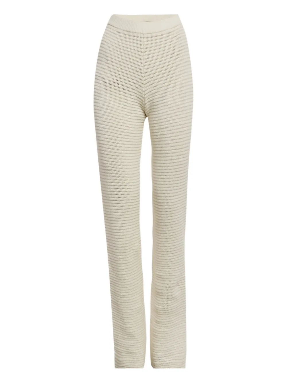 Nanushka elastic-waist knitted trousers | Neutrals | Image 1