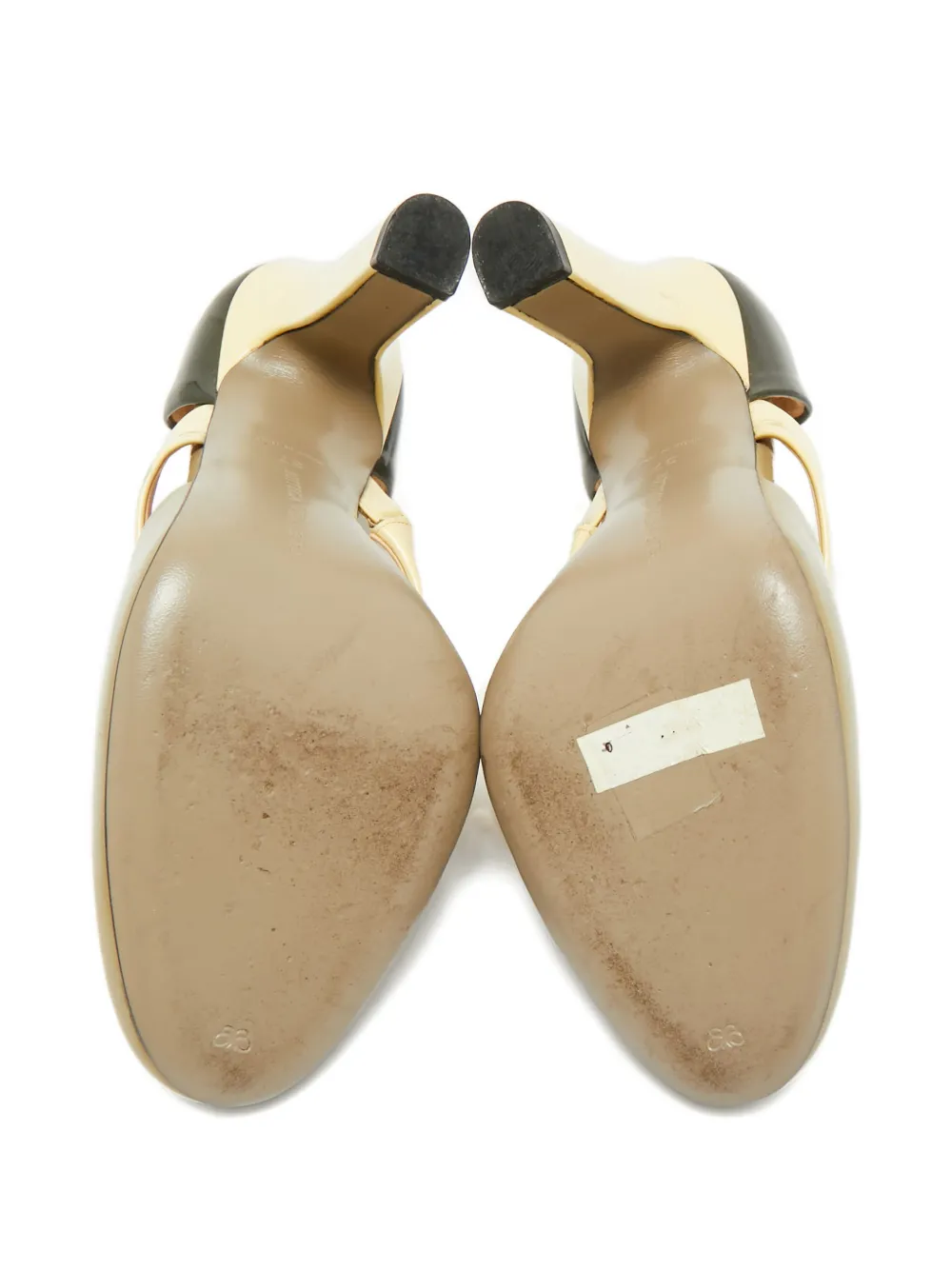 Bottega Veneta Pre-Owned Mary Jane round-toe pumps - Beige