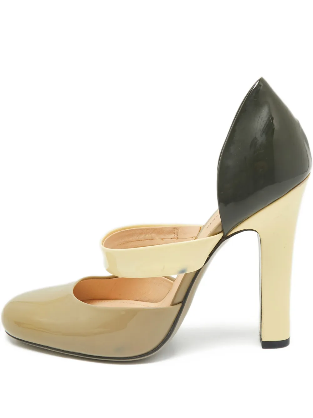 Bottega Veneta Pre-Owned Mary Jane round-toe pumps - Toni neutri