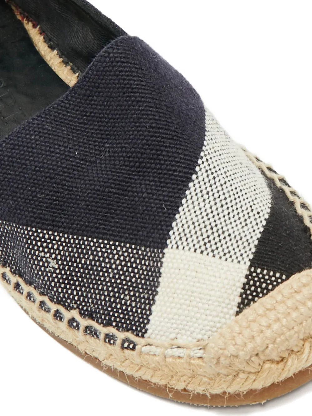 Burberry Pre-Owned check flat-sole espadrilles | Image 2