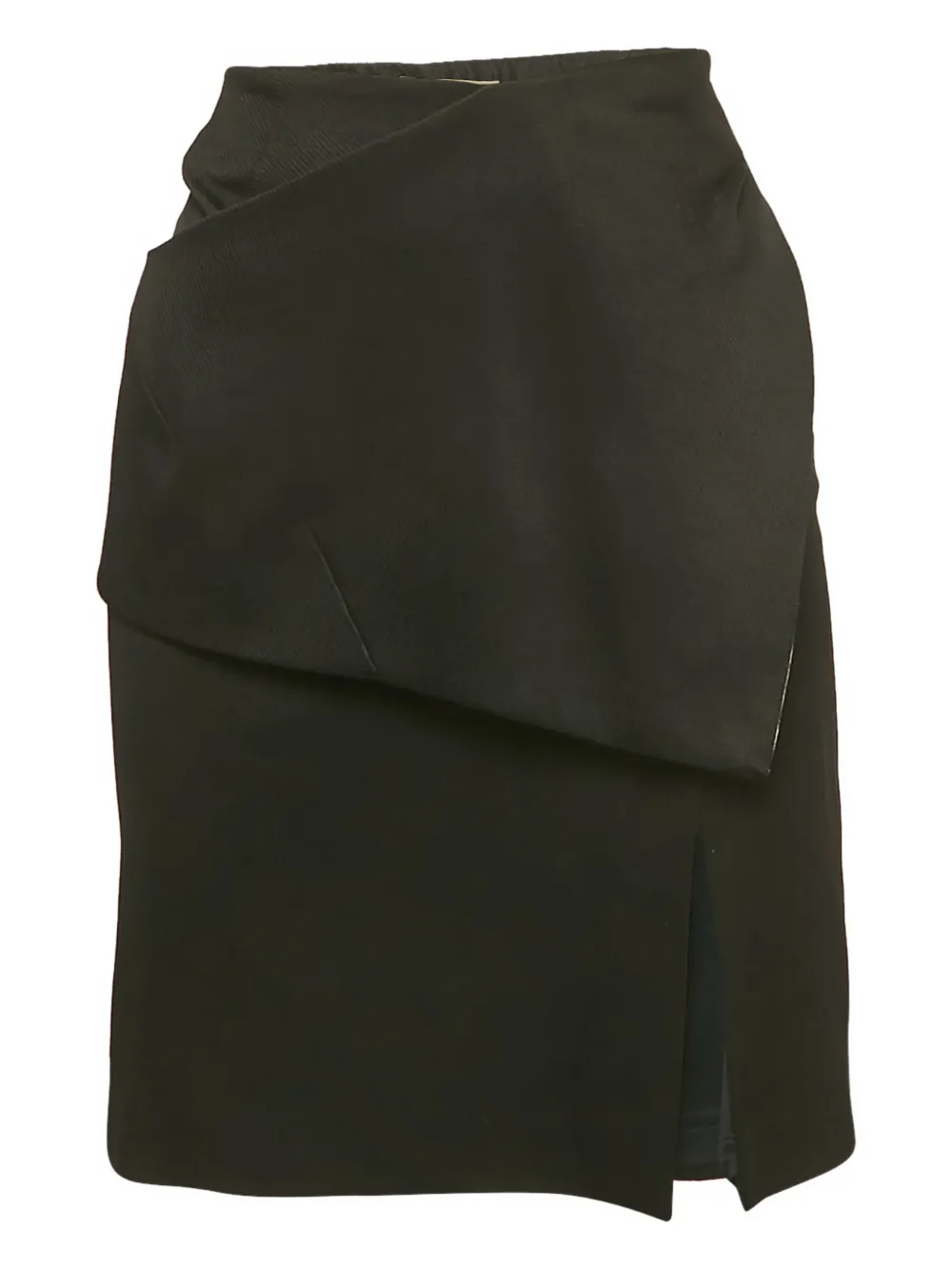 Balenciaga Pre-Owned Gonna midi asimmetrica - Nero