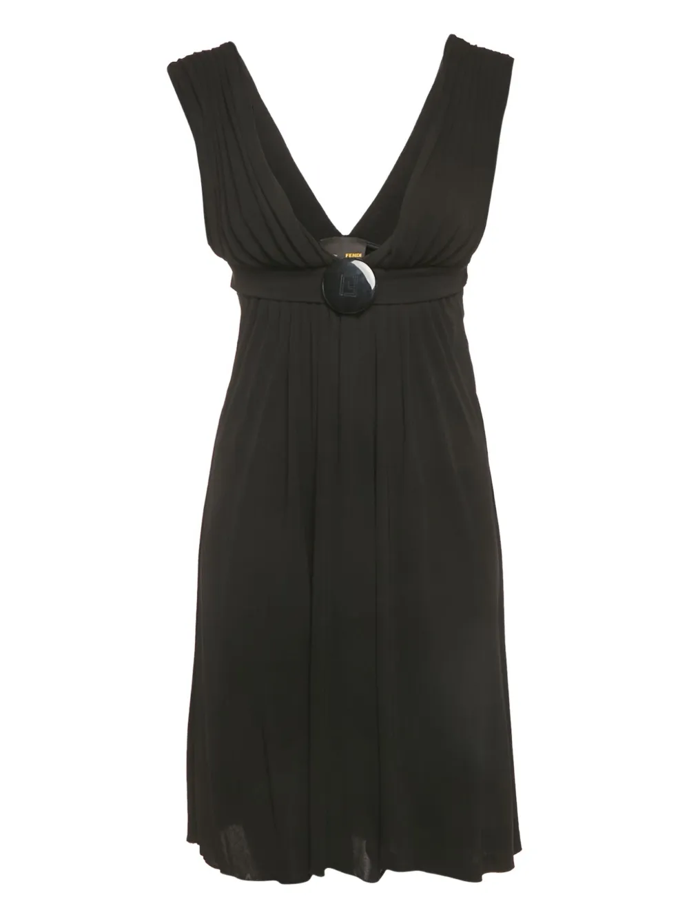 Fendi Pre-Owned Abito corto smanicato - Nero