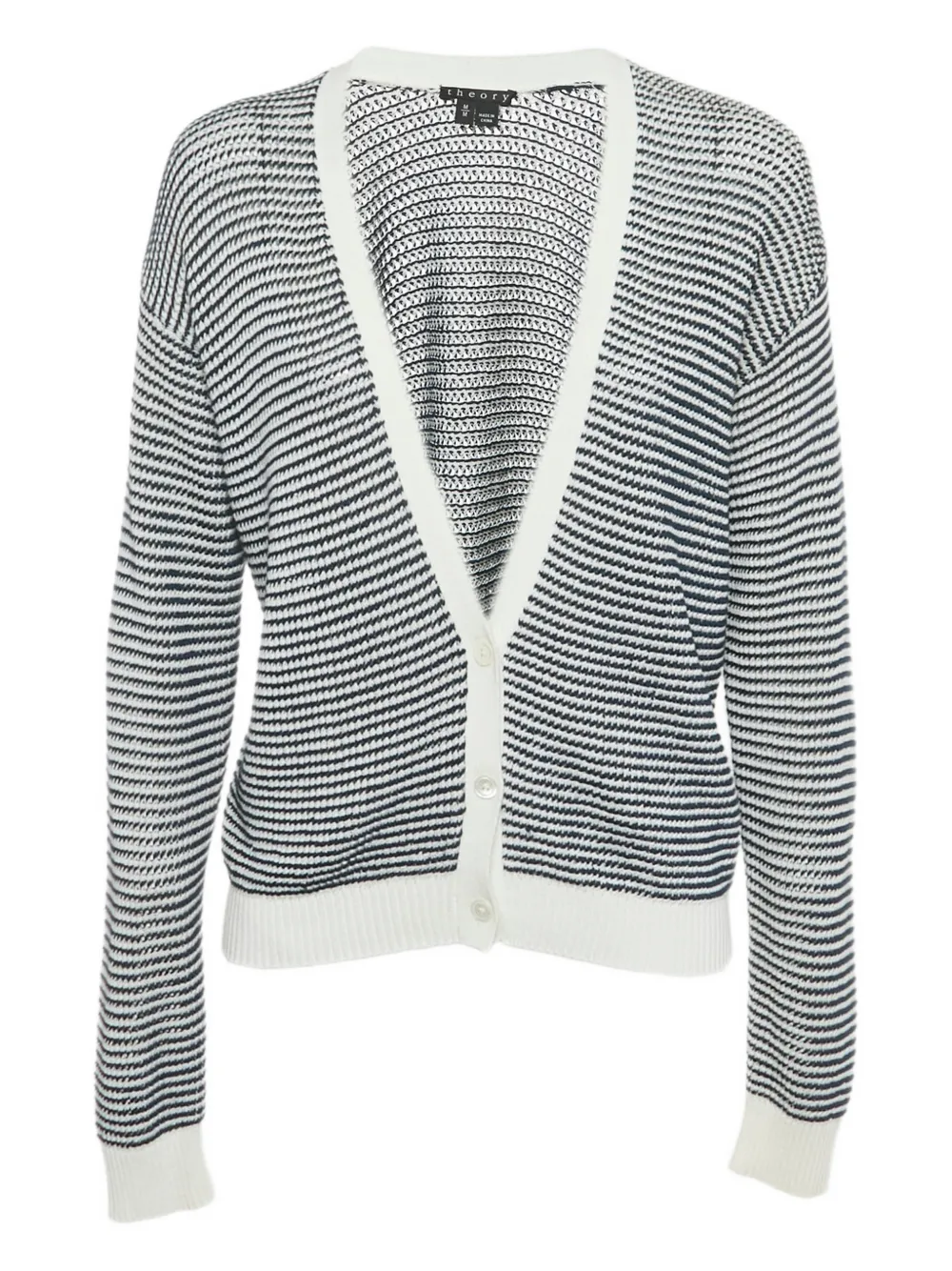 Theory striped cardigan - Blu