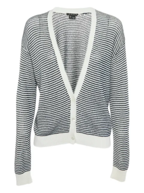 Theory striped cardigan