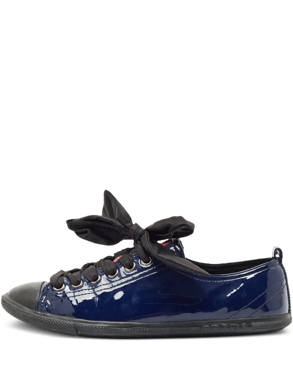 Prada Pre-Owned lace-up sneakers - Blu