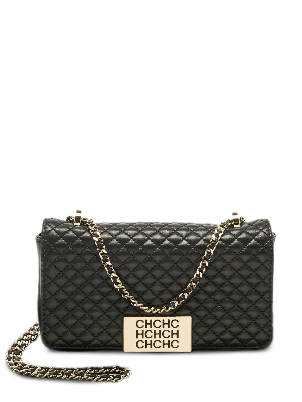 Carolina Herrera Vintage quilted chain mini bag - Nero