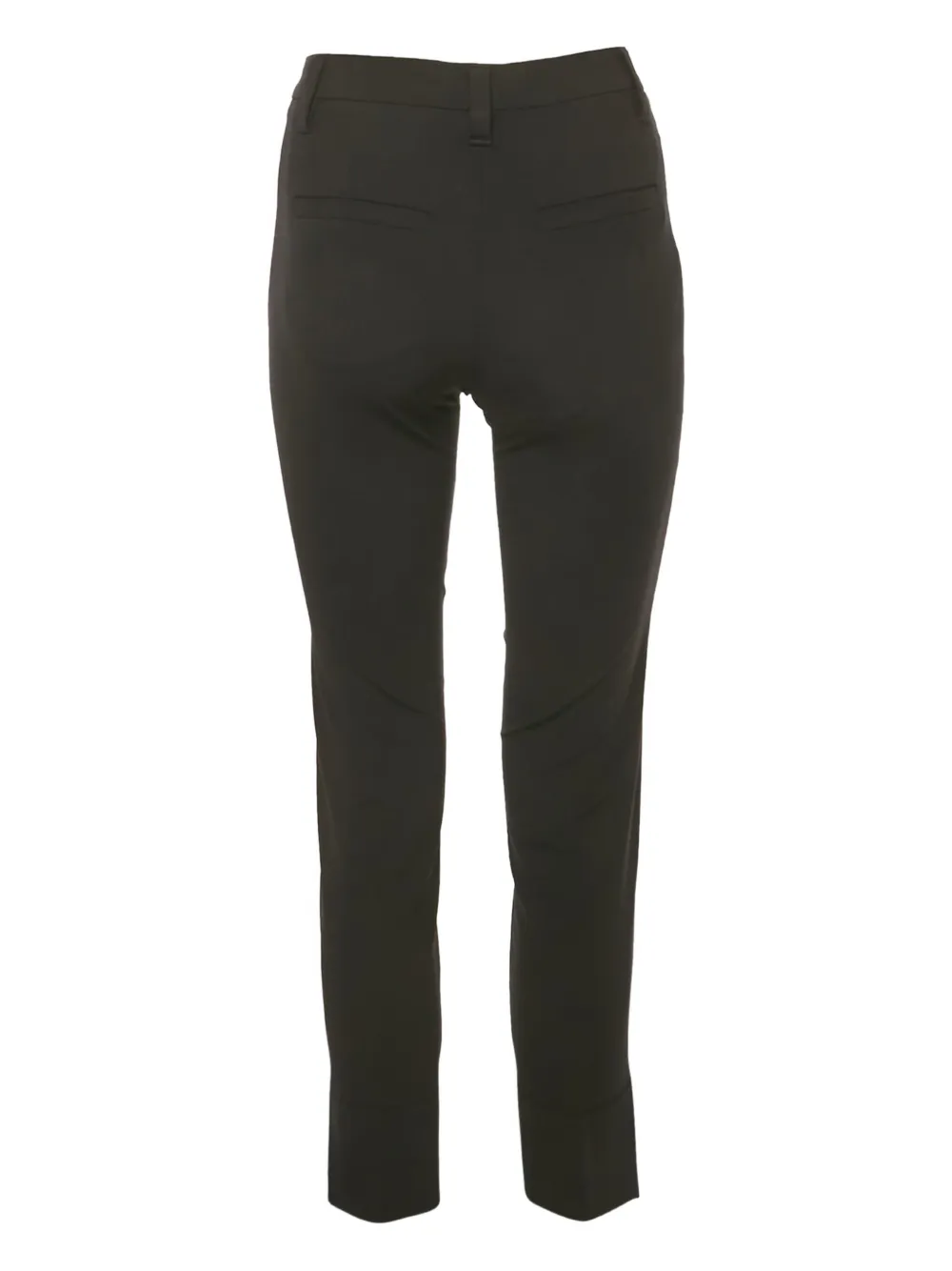 Brunello Cucinelli Monili four-pocket tapered trousers - Zwart