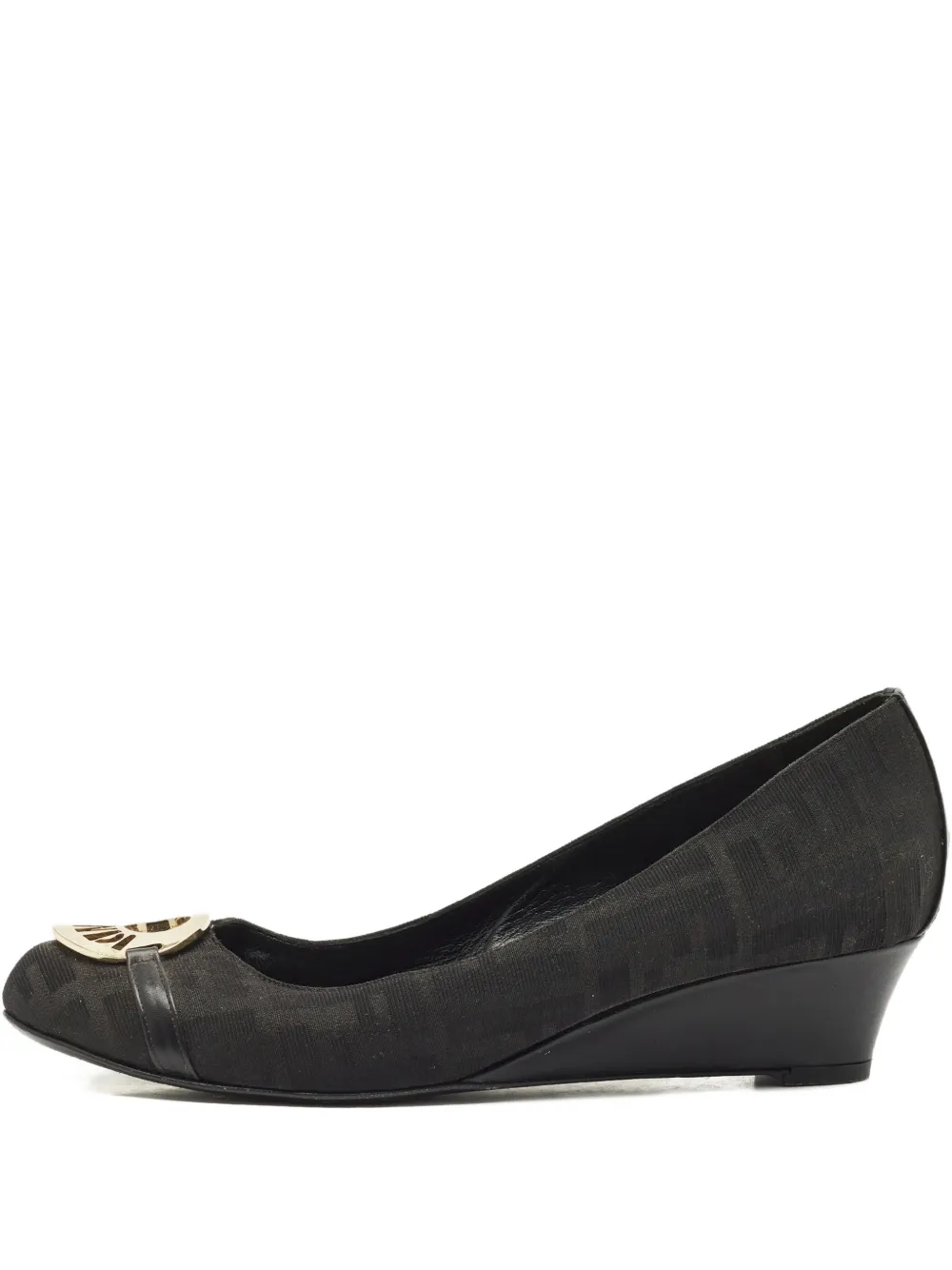 Fendi Pre-Owned round-toe pumps - Nero