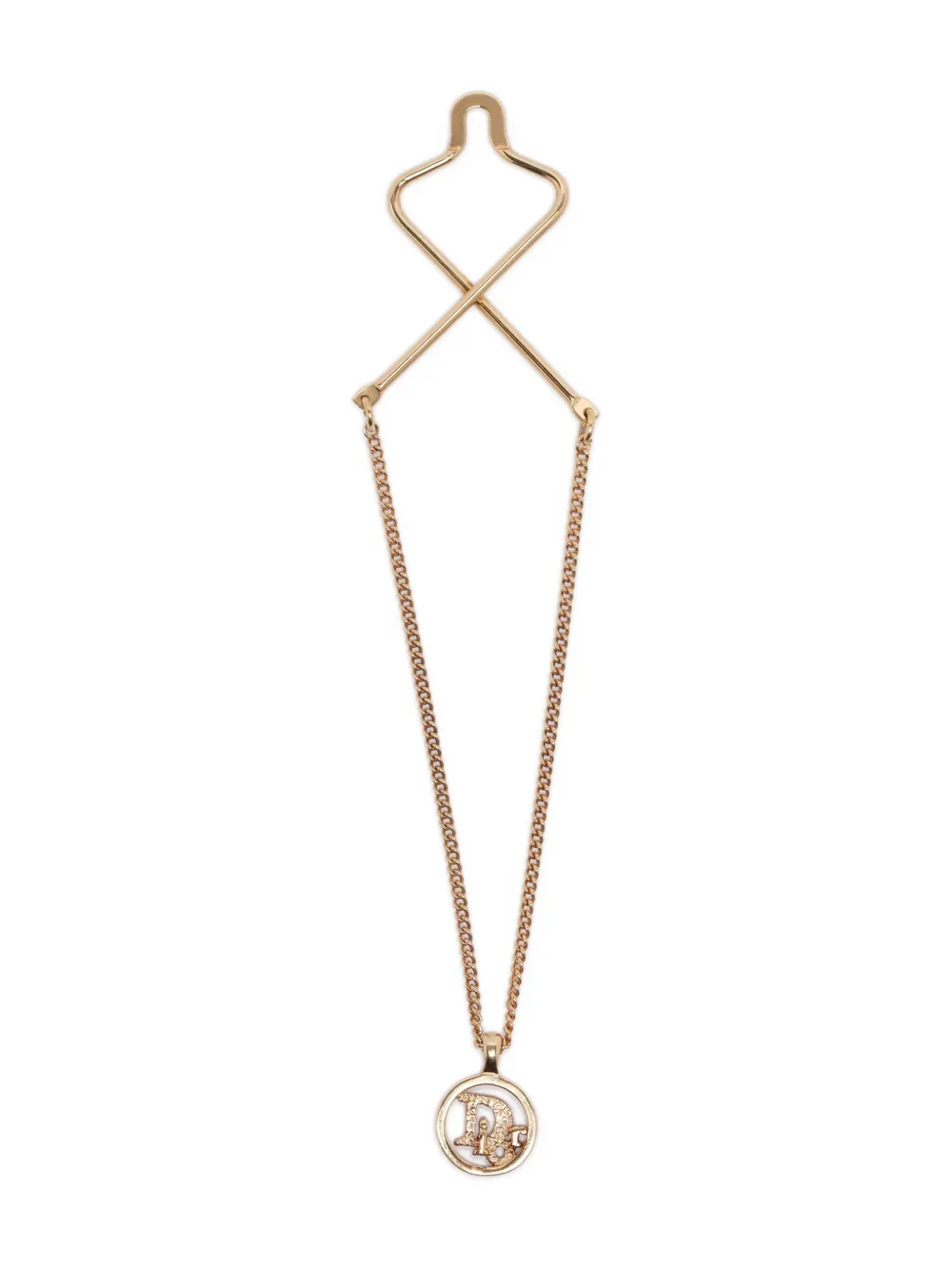 Christian Dior Pre-Owned Collana a catena - Oro