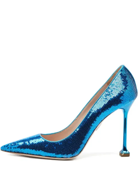 Miu Miu Pre-Owned sequin-embellished pointed pumps