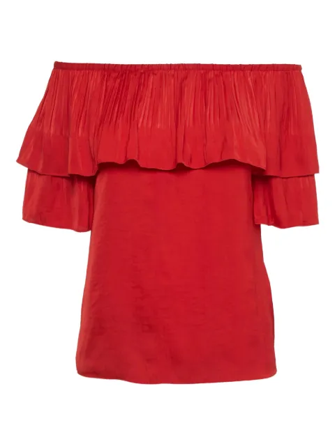 Maje ruffled top
