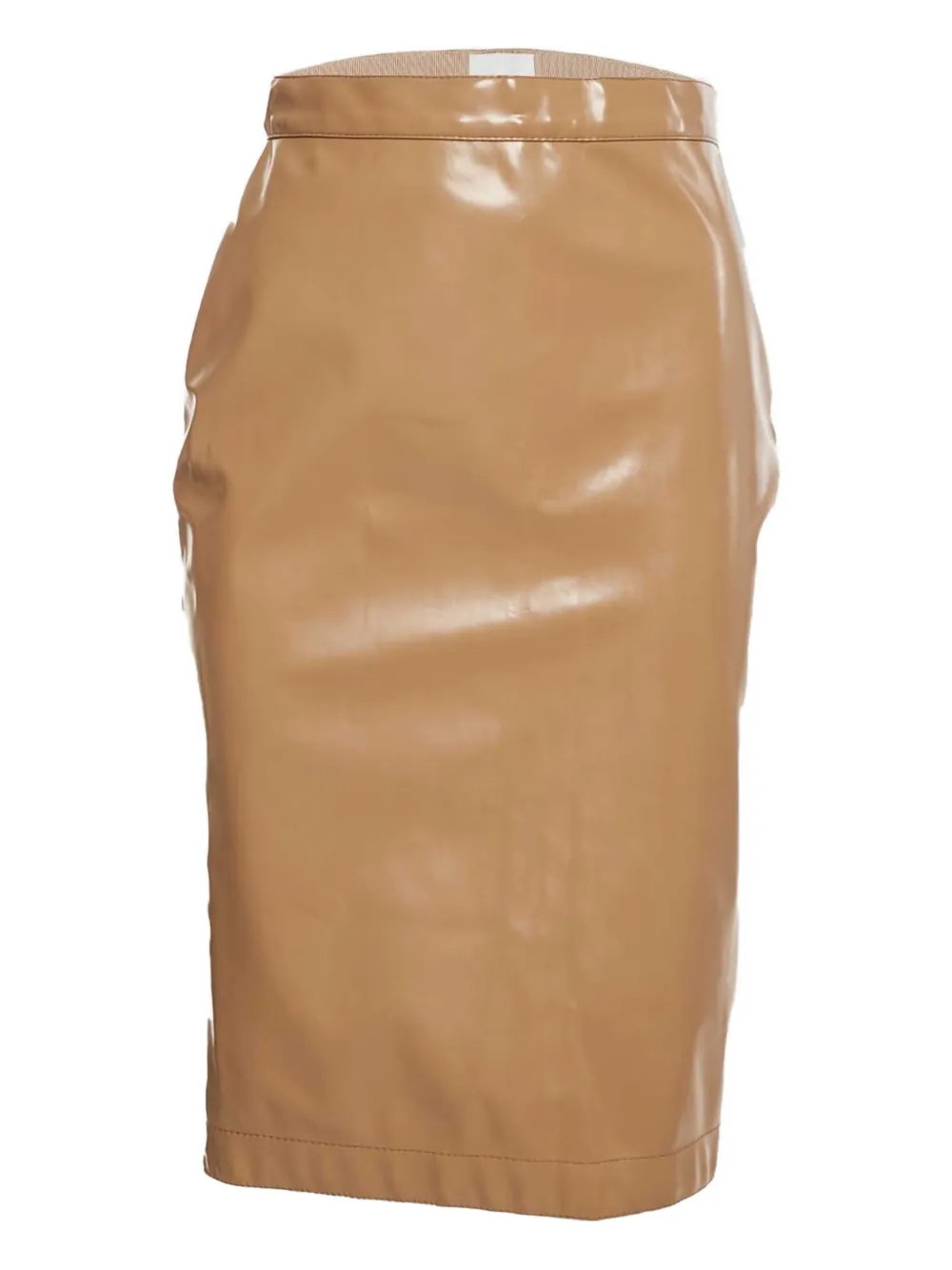 Pre-owned Burberry Pencil Midi Skirt In Neutral