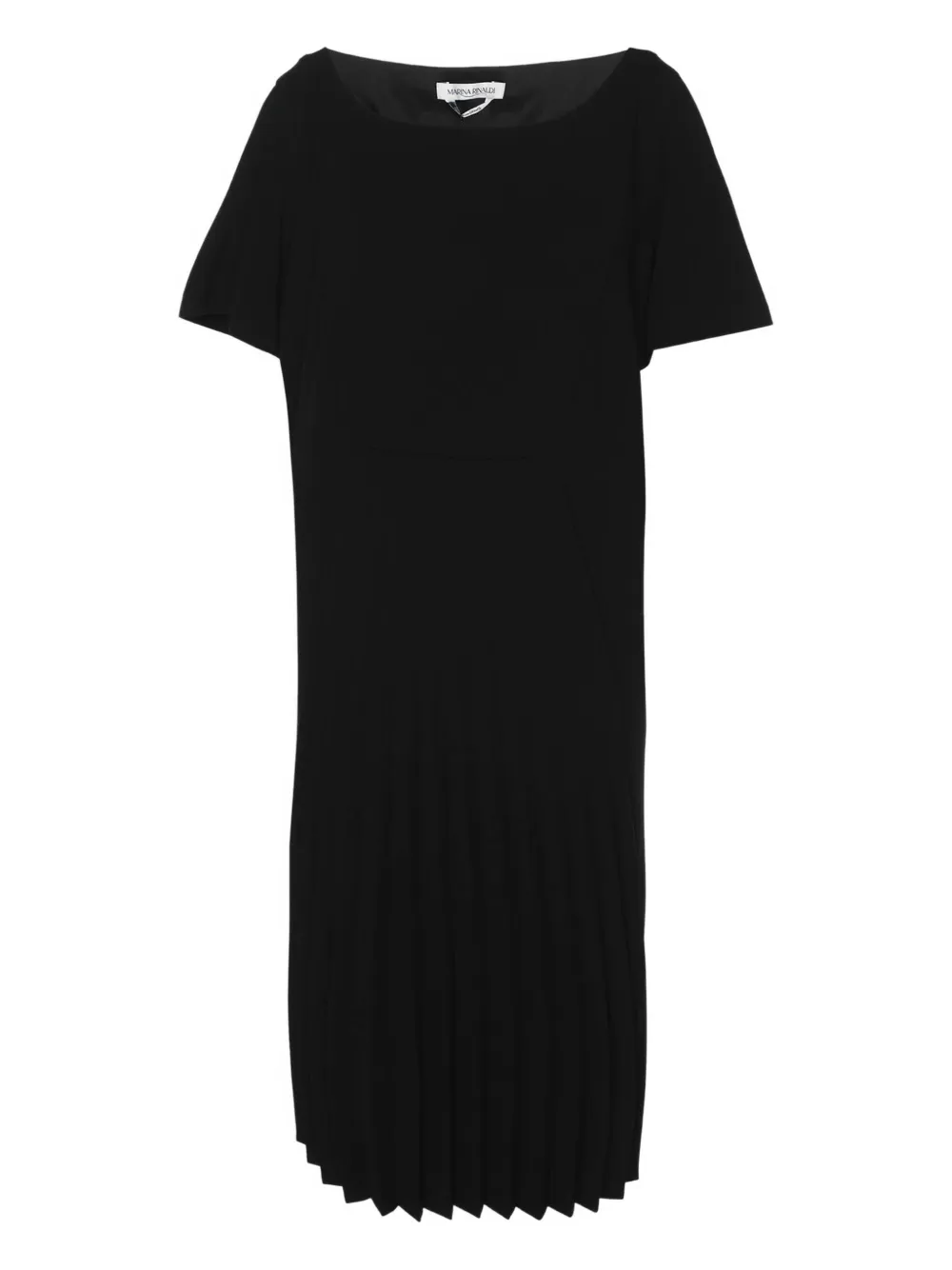 Marina Rinaldi Abito plissettato - Nero