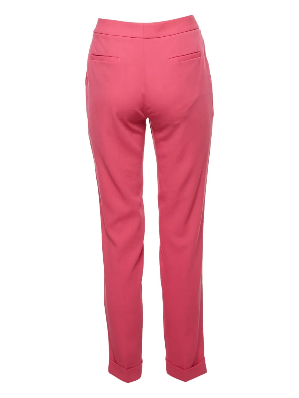 Ferragamo Pre-Owned wool buckle trousers - Roze