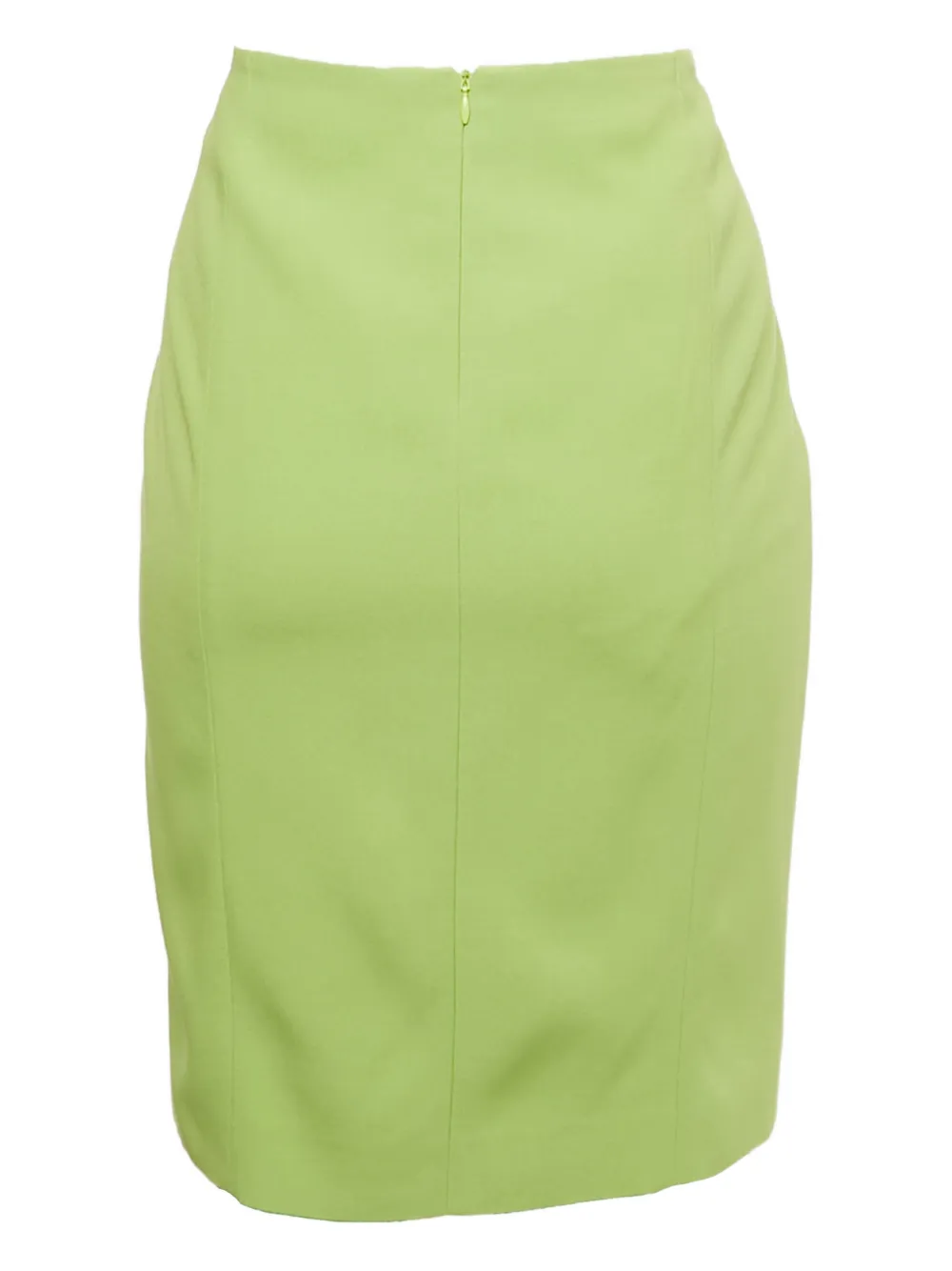Emporio Armani Pre-Owned slit mini skirt - Groen