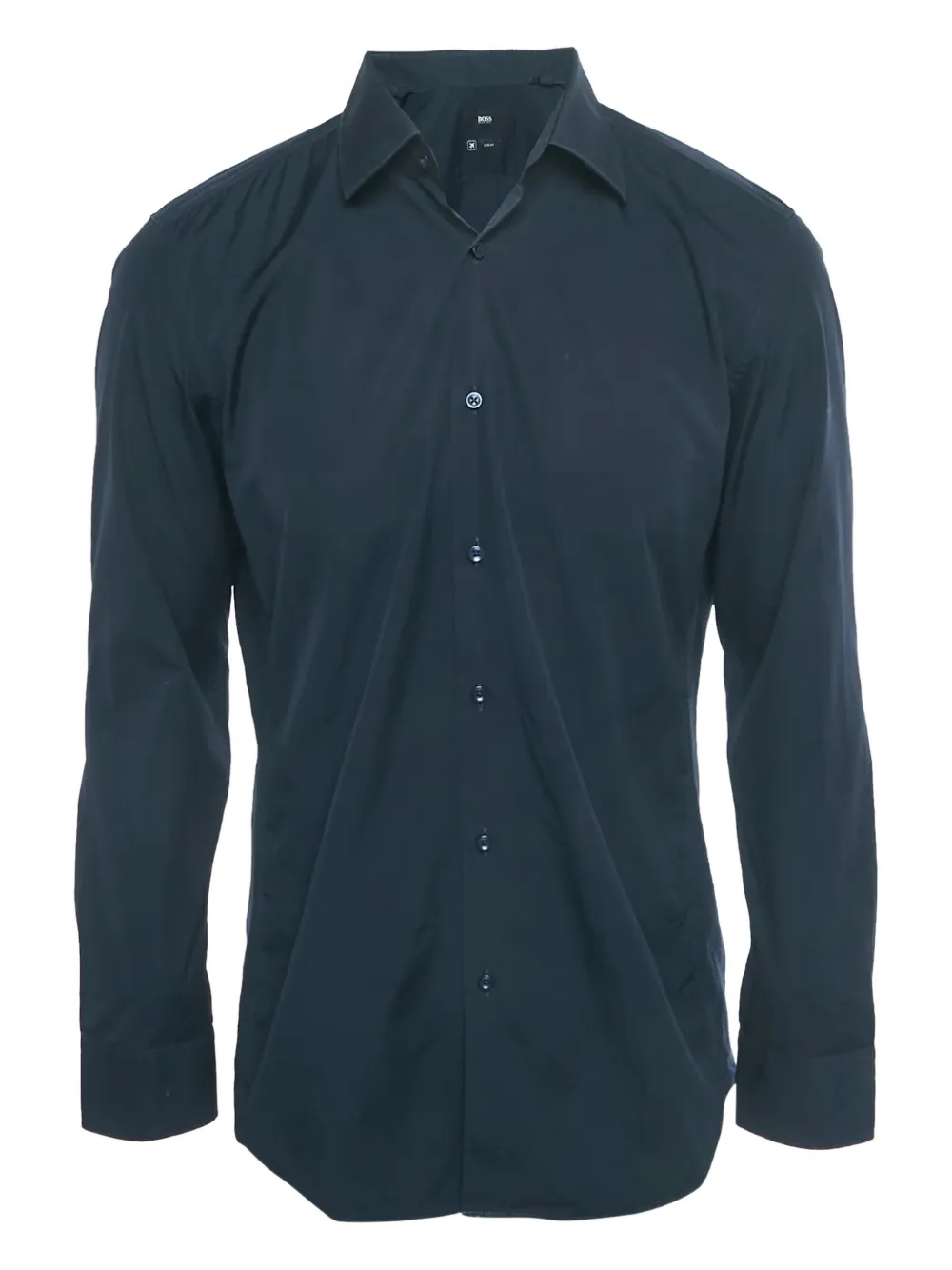 Pre-owned Hugo Boss Cotton Shirt In Blue