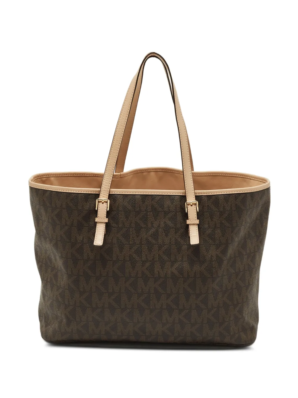 Michael Michael Kors Jet Set Travel monogram tote bag - Brown