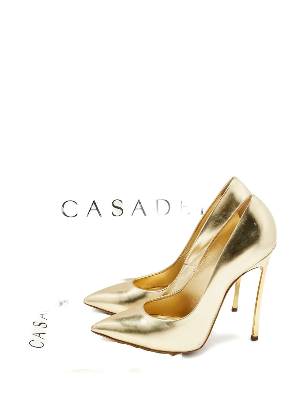 Casadei Vintage Blade pumps - Goud