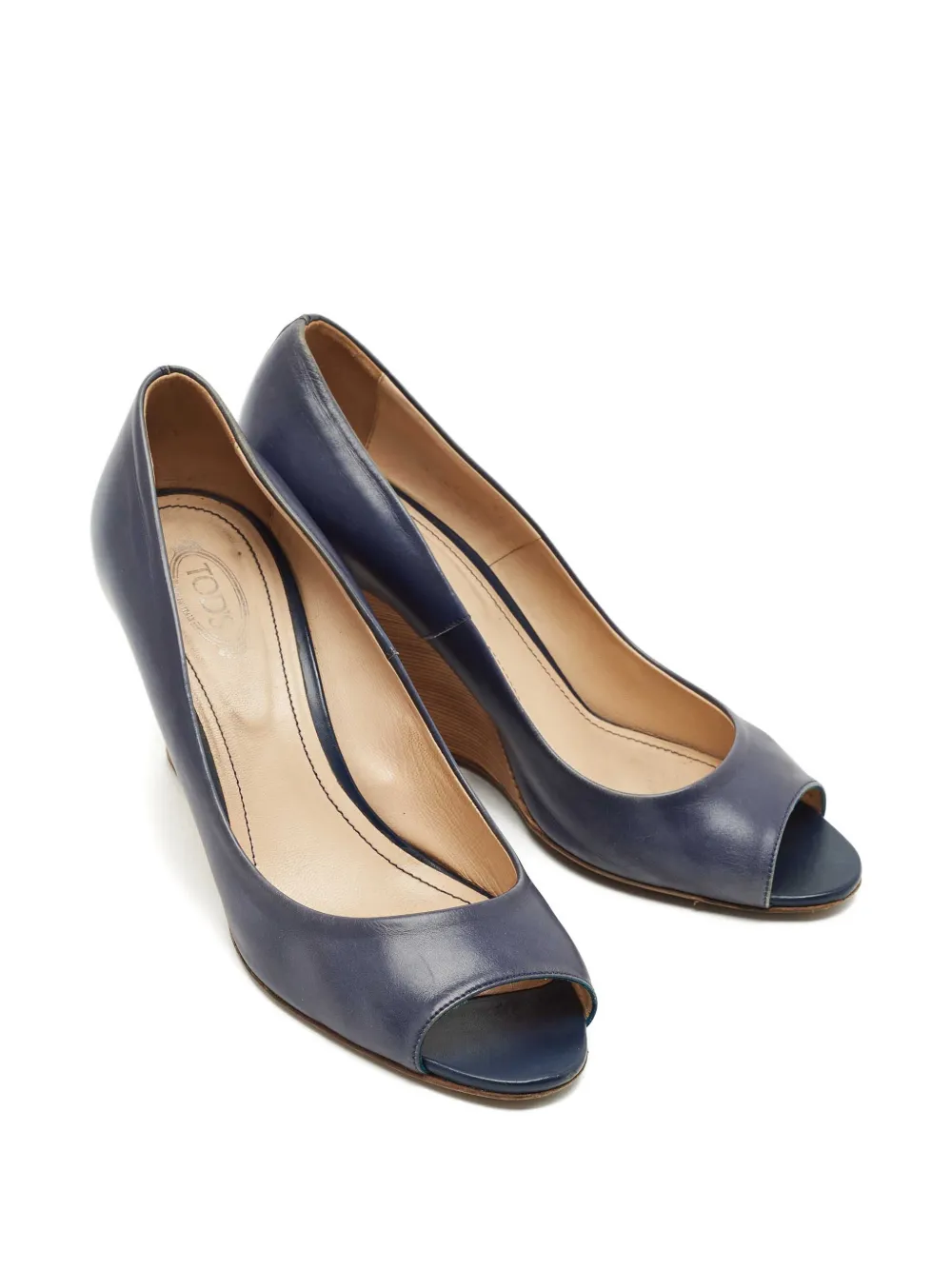 Tod's leather sandals - Blauw