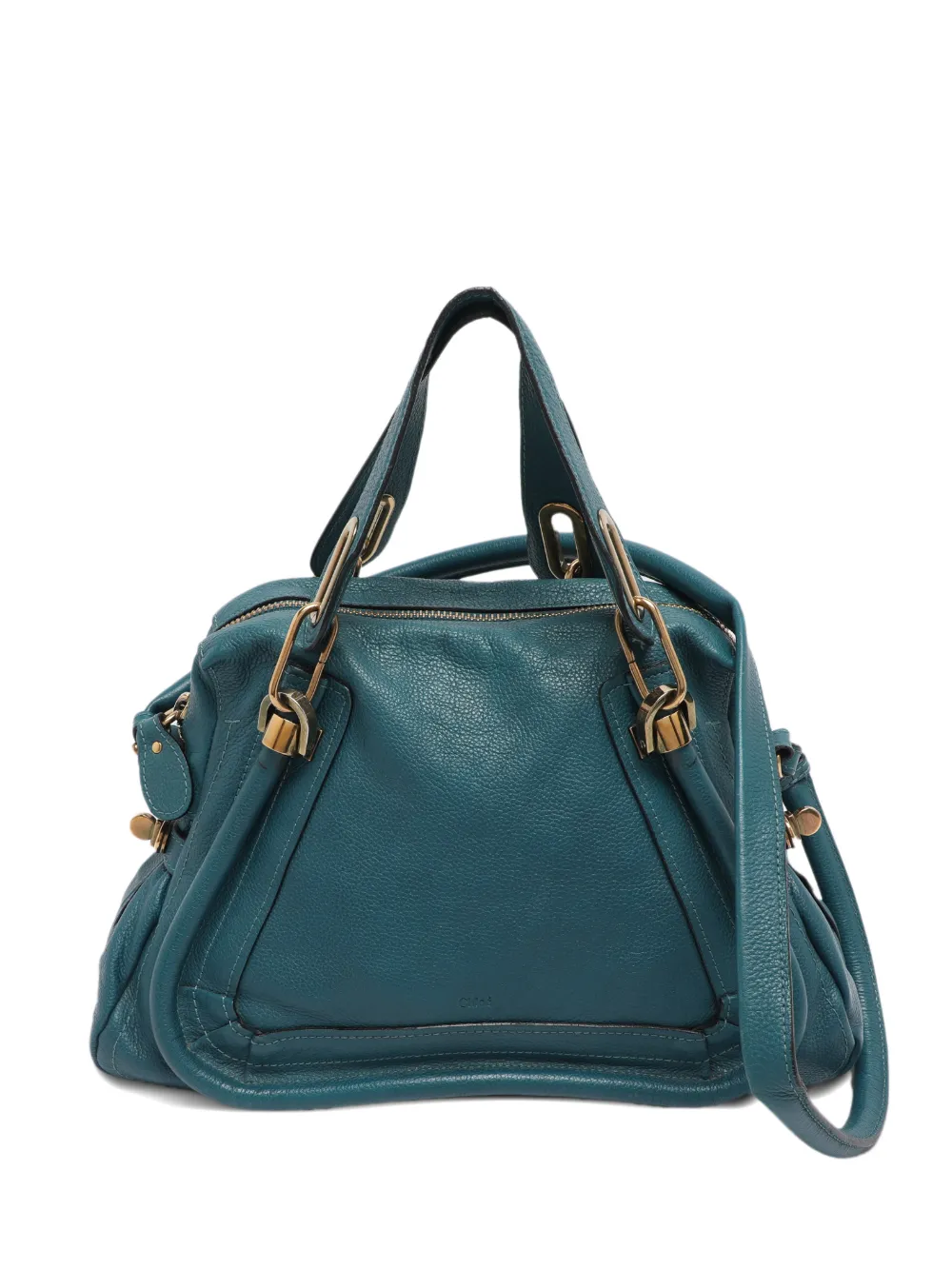 Chloé Pre-Owned Borsa tote Paraty media in pelle - Blu