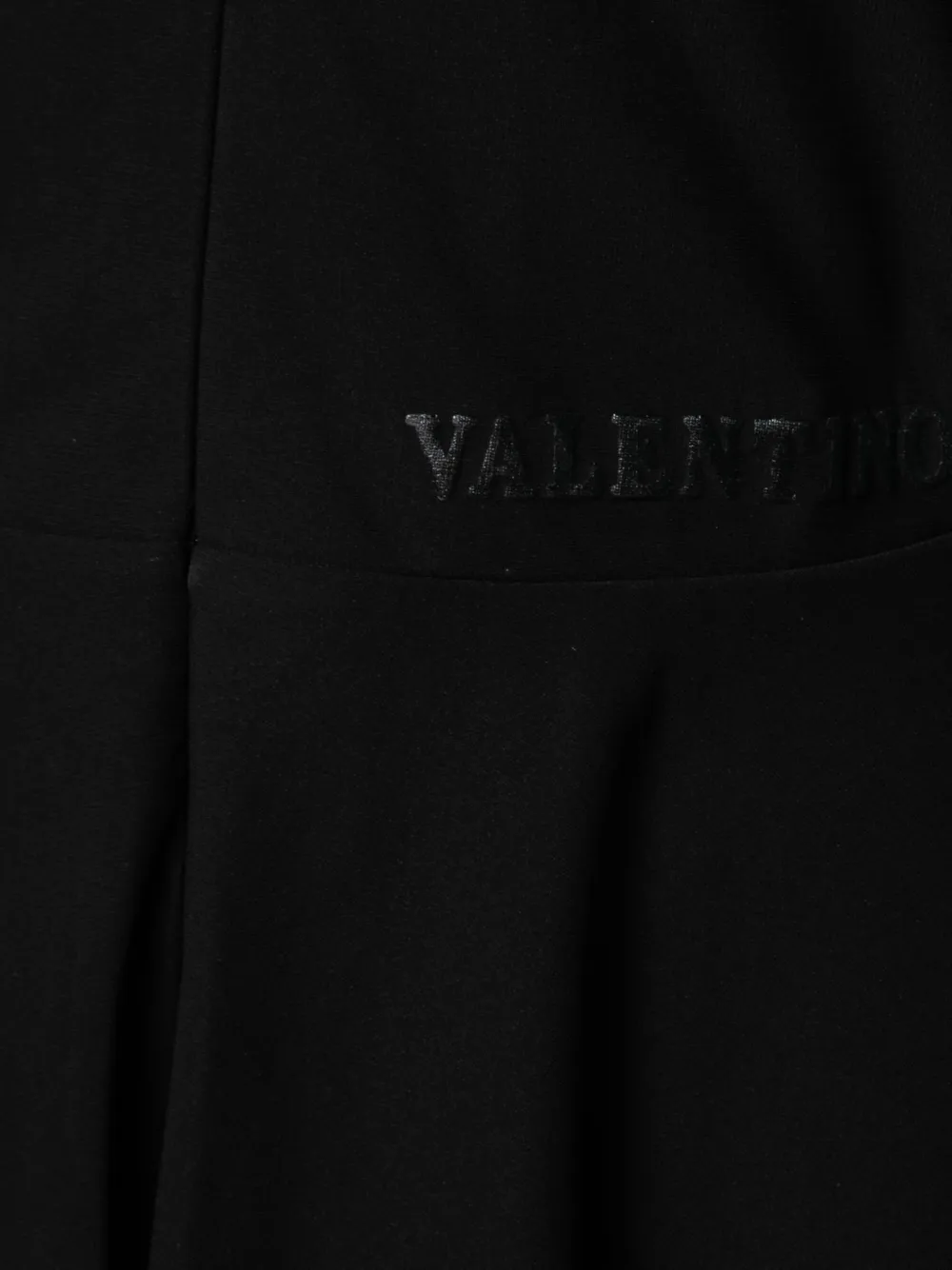 Valentino Pre-Owned flower-embellishment mini dress - Zwart