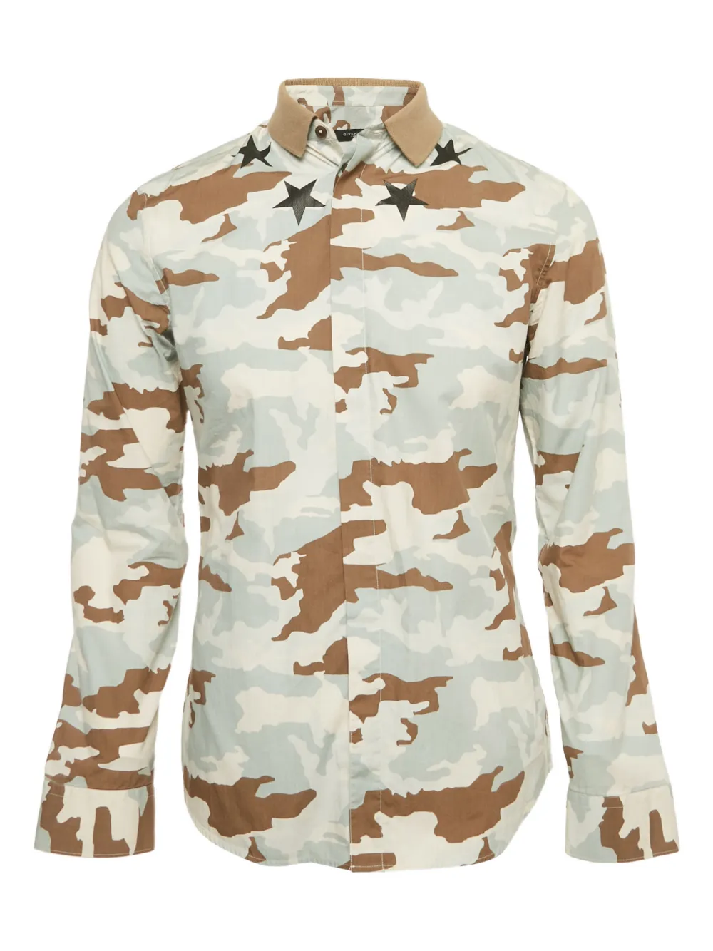 Givenchy Pre-Owned camouflage-print shirt | Neutrals | Image 1