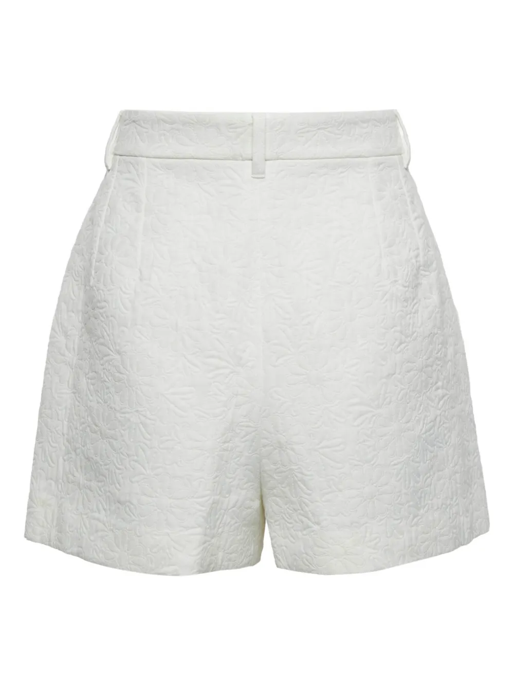 Dolce & Gabbana Pre-Owned floral-motif jacquard shorts - Wit