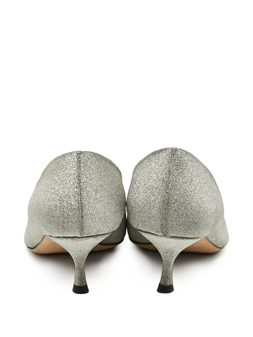 Sergio Rossi Vintage グリッター ポインテッドトゥ パンプス