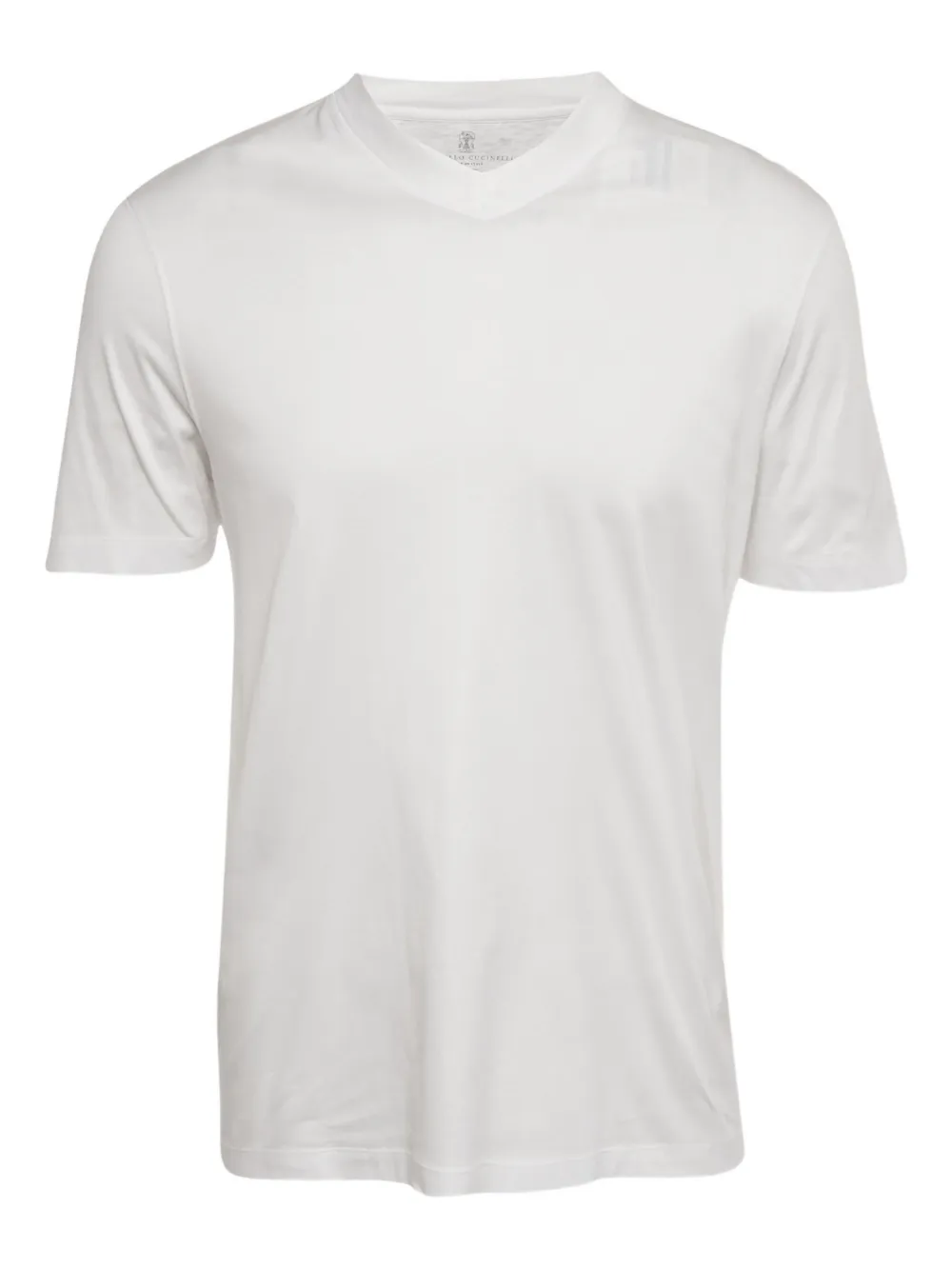 Brunello Cucinelli Vintage V-neck short-sleeve T-shirt - Bianco