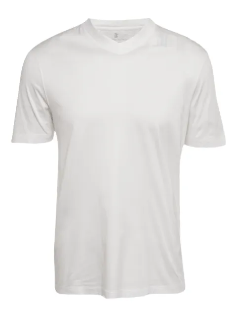 Brunello Cucinelli Vintage V-neck short-sleeve T-shirt