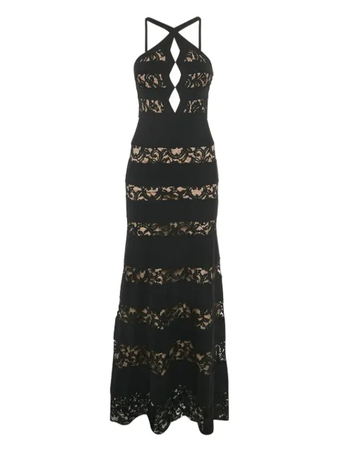 BCBG Max Azria lace cut-out dress