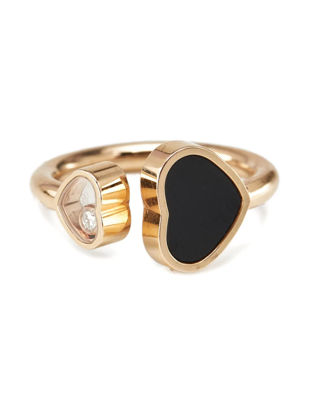 Pre-owned Chopard Happy Hearts Ring In Gold