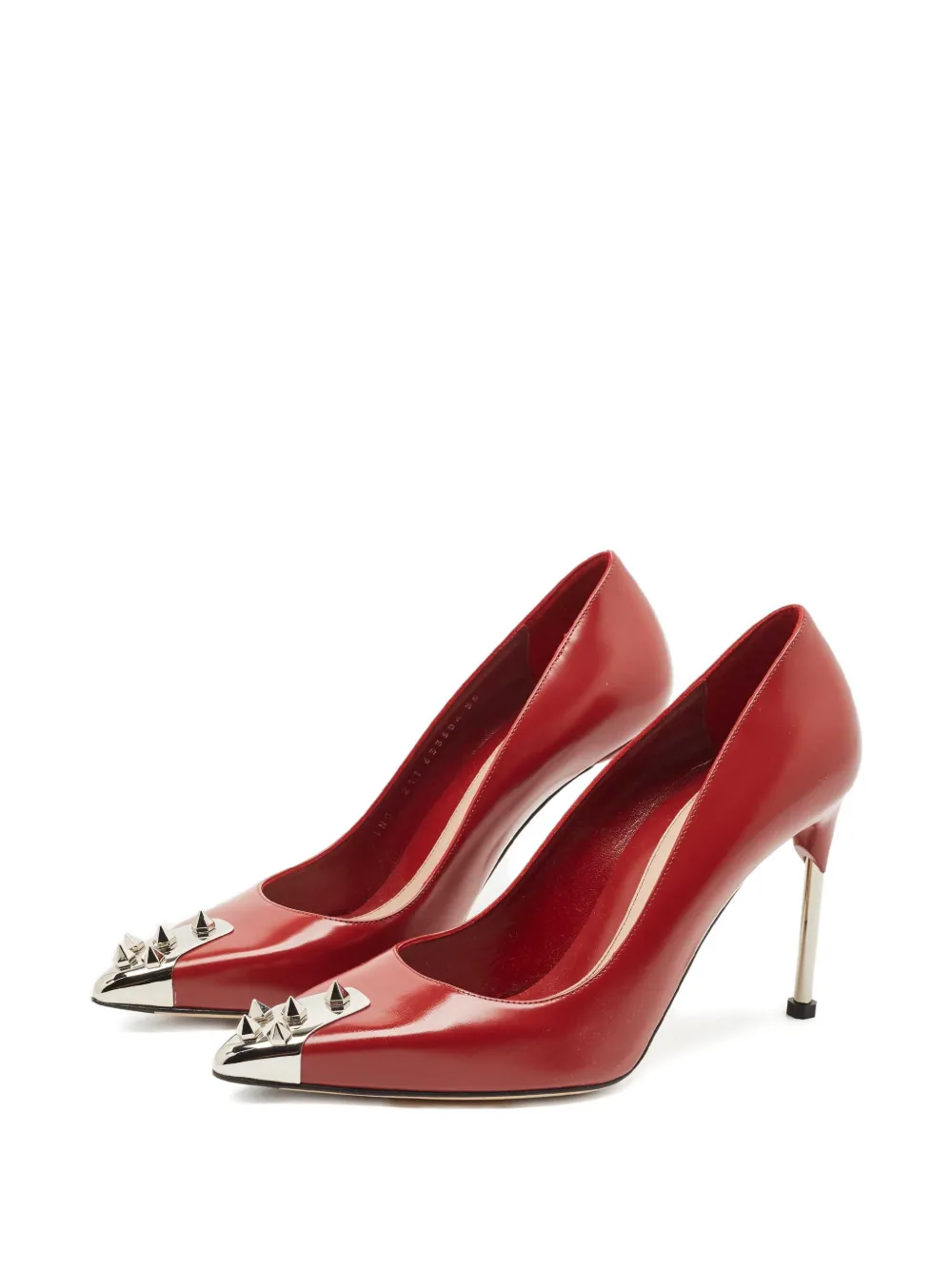Alexander McQueen Pre-Owned Spike pointed pumps - Rood