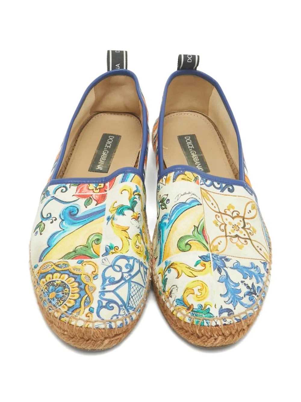 Dolce & Gabbana Pre-Owned Majolica canvas espadrilles | Image 2