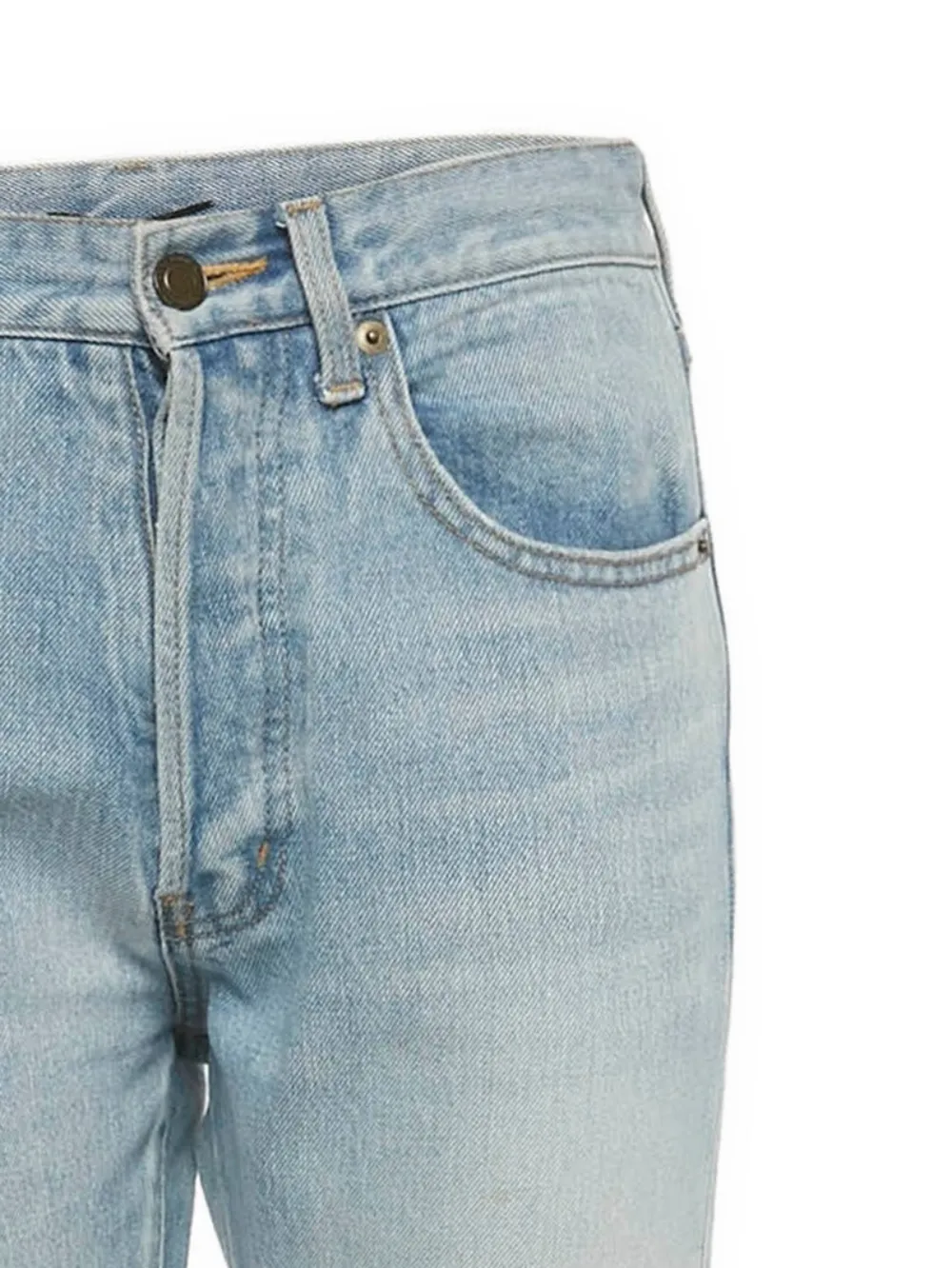 Saint Laurent Pre-Owned five-pocket skinny jeans - Blauw